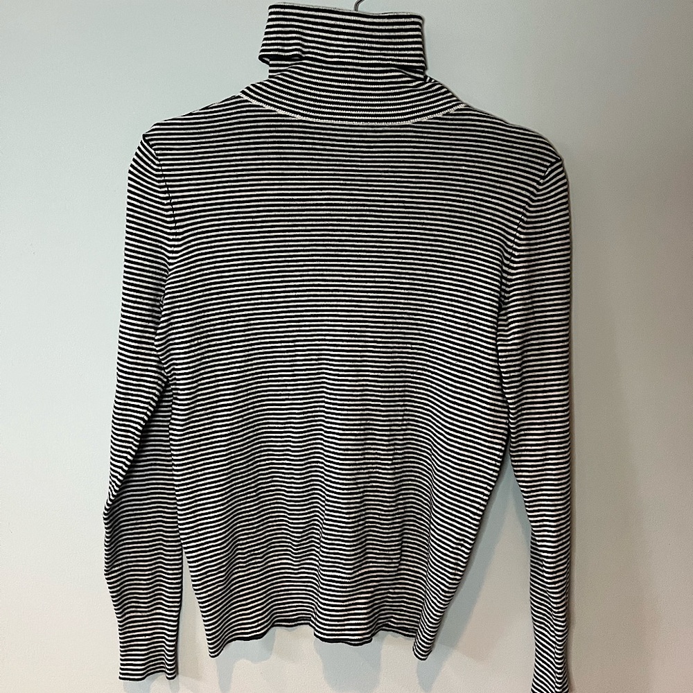 Ann Taylor Factory Stripped Turtleneck